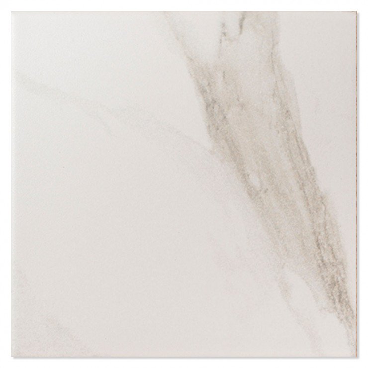 Dekor Marmor Klinker Viktoriano Vit Matt 8x8 cm-0